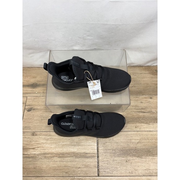 Adidas Cloudfoam Pure 2.0 Mens Black Sneakers Size 8 Athletic Shoes - Picture 10 of 10